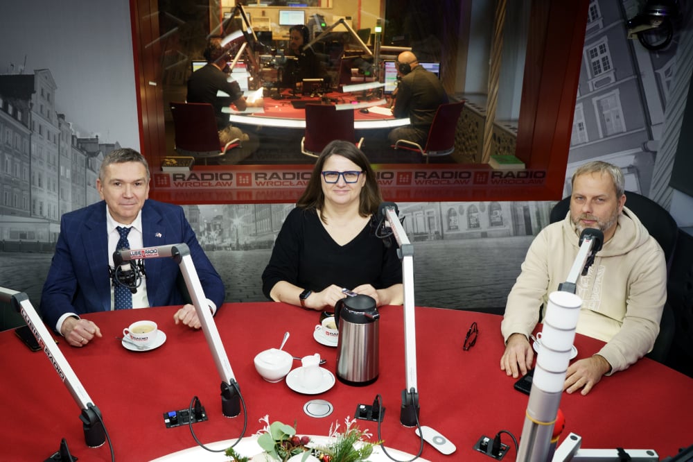 2025 12 08 Debata parlamentarna Radia Wrocław Arkadiusz Sikora